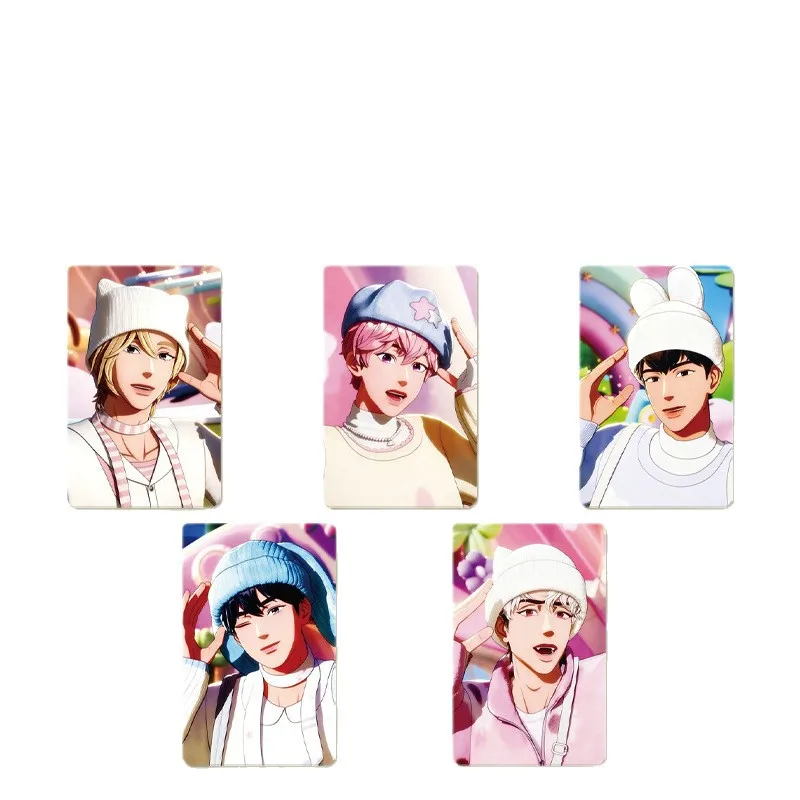 KPOP PLAYE Virtual Boy Band "PLBBUU", álbum periférico de colección Personal, tarjeta de bonificación, tarjeta aleatoria, foto, periférico de estrella Bambi