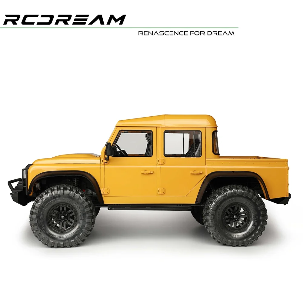 RCDream  RD110 Pickup 324mm Hard Body Car shell /Openable 4 Door/Interior/Fender For TRX4 TRX-4 324mm Defender Bronco Upgrade