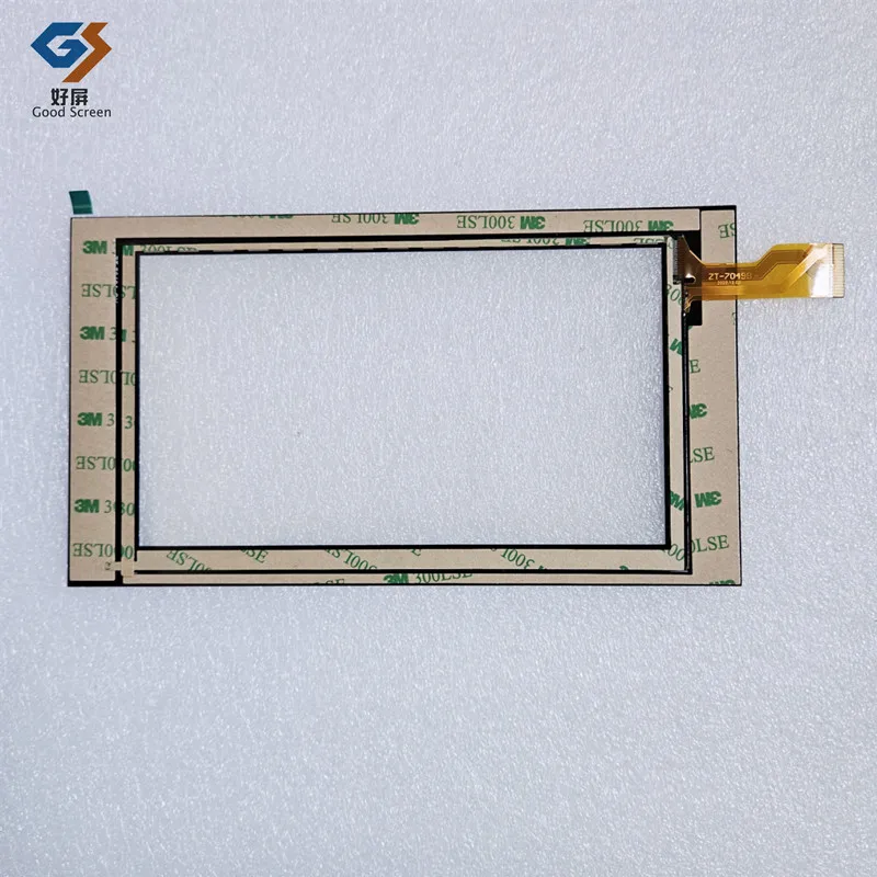 Black 7 Inch P/N ZT-7049B Capacitive Touch Screen Digitizer Sensor External Glass Panel ZT 7049B