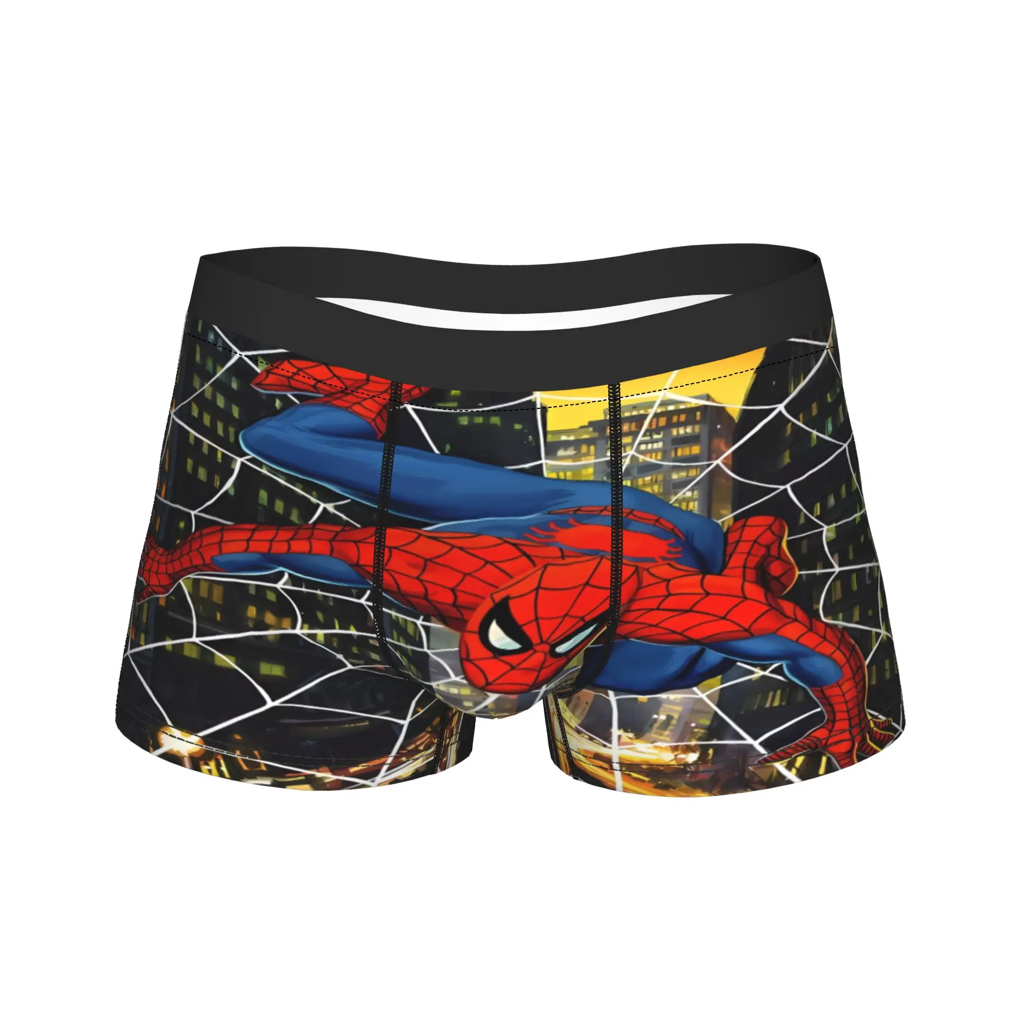 S-Spiders Heroes Boxer Brief  Underwear Trenky Males Breathable Boxershorts Custom DIY Plus Size Underpants