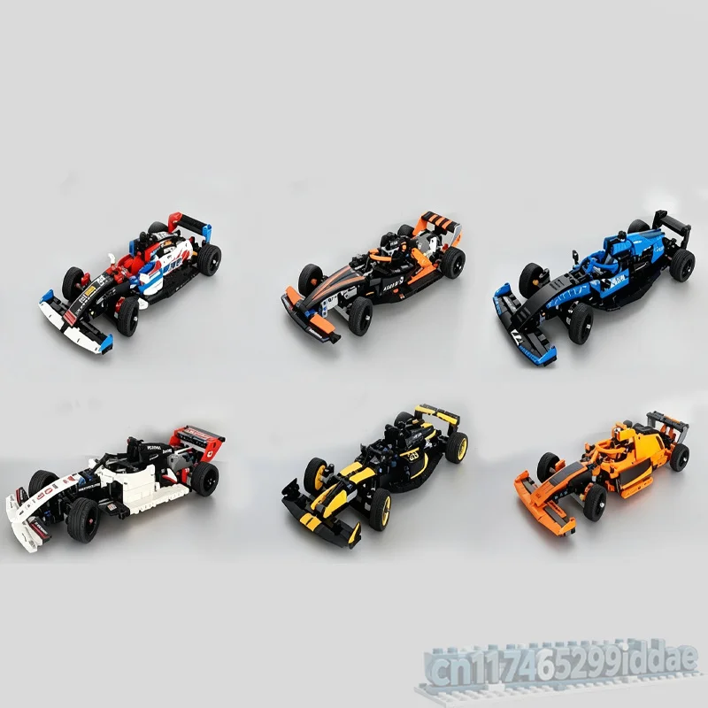 2826PCS Grand Prix Single-Seater Racing Vehicle MOC Model DIY Assembled Technical Building Bricks High Performance Race Car Toy