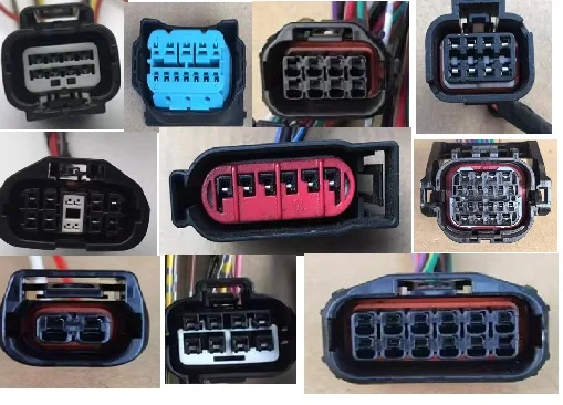 

1PCS Automobile headlight wiring harness plug headlight connector