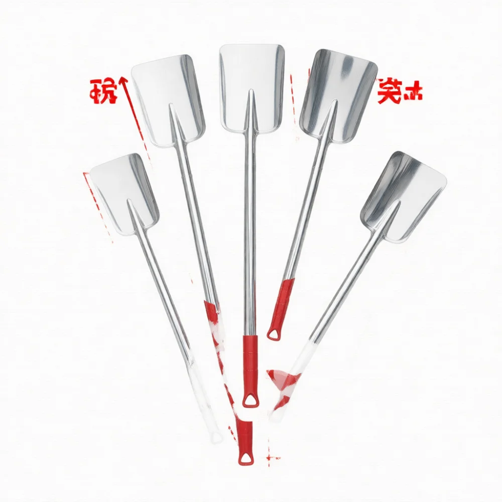 Compact Hand Shovel Thickened Metal Trowel Gardening Essential For Indoor Planting Backyard Soil Works Bbq Coal