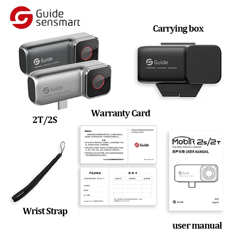 Guida Mobir Air 2S 2T Imaging termico per telefono cellulare Android Tipo C Termocamera a infrarossi Fotocamera Messa a fuoco automatica 256x192 Pixel IR