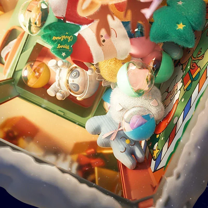 Weihnachten Klaue Maschine Spielzeug Elektronische Arcade Spiel Fangen Mini Puppe Maschine Musik Party Verkauf Santa Weihnachten Geschenk Für Kind