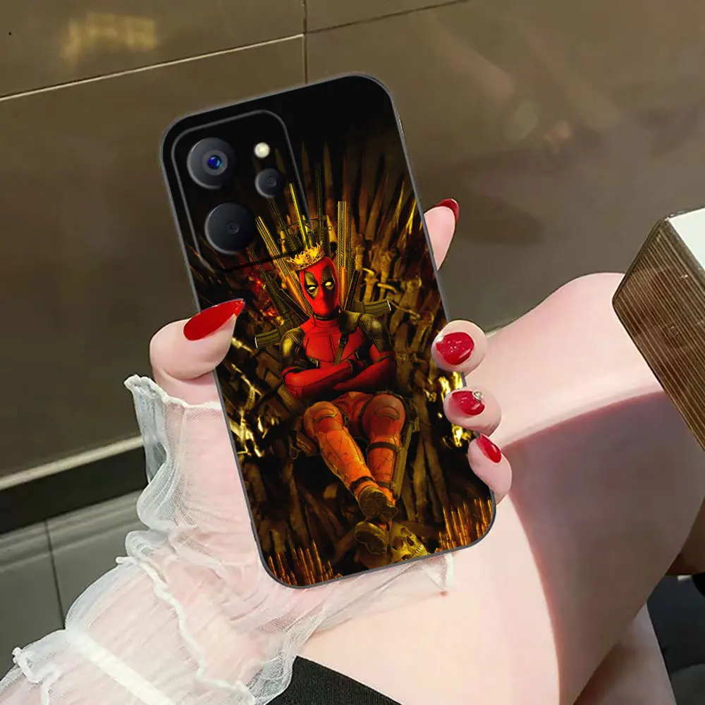 حافظة هاتف صور مخصصة من Marvel Deadpool لهاتف OPPO Realme 14 13 12 11 10 9 9I 8 8I 7 7I 6 5 5I 5S Pro Plus حافظة Funda Shell