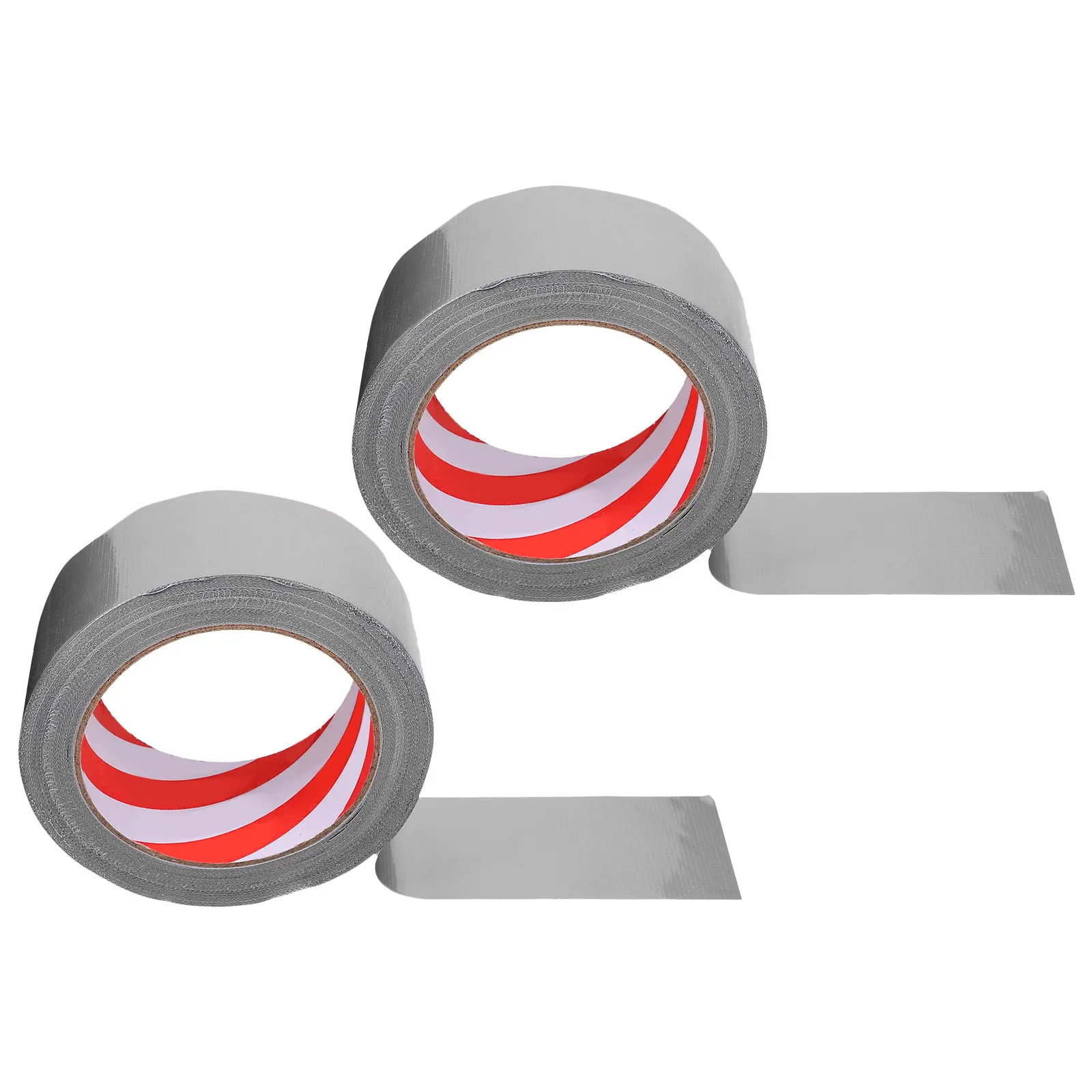 

Gray Cloth Tape 2 Rolls High Adhesive Carpet Tape for Packing Boxes Ducting Heavy Duty Single Sided Sticky Solution