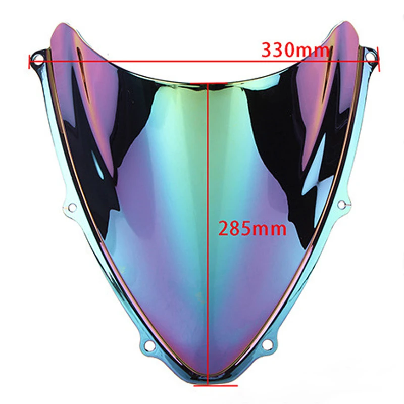 Motorcycle Windshield Windscreen Visor Fits For Suzuki GSXR600 GSXR750 K6 K7 2006 2007 Wind Deflector Shield Screen