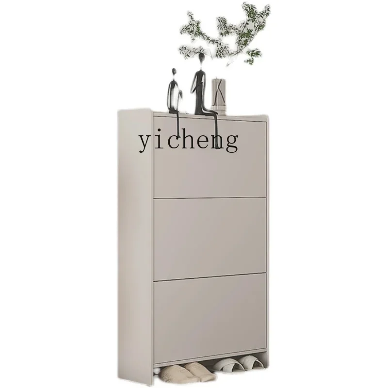 ii10.9-XL Ultra-Thin Tilting Shoe Cabinet Household Entrance Extremely Narrow Thin Entrance Cabinet