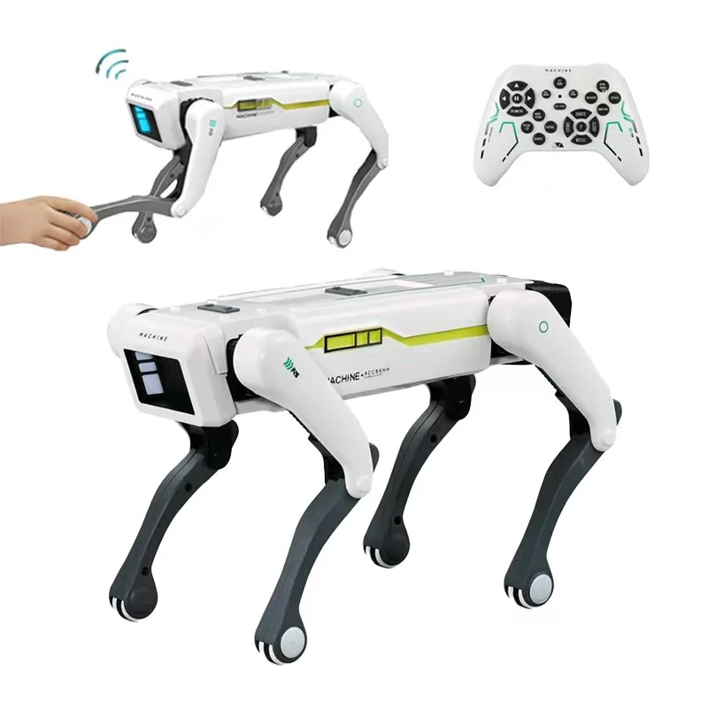 Intelligent AI RC Robot Dog Voice Dialogue APP Remote Control Programming Singing Dancing Machine Dog Kids Toys