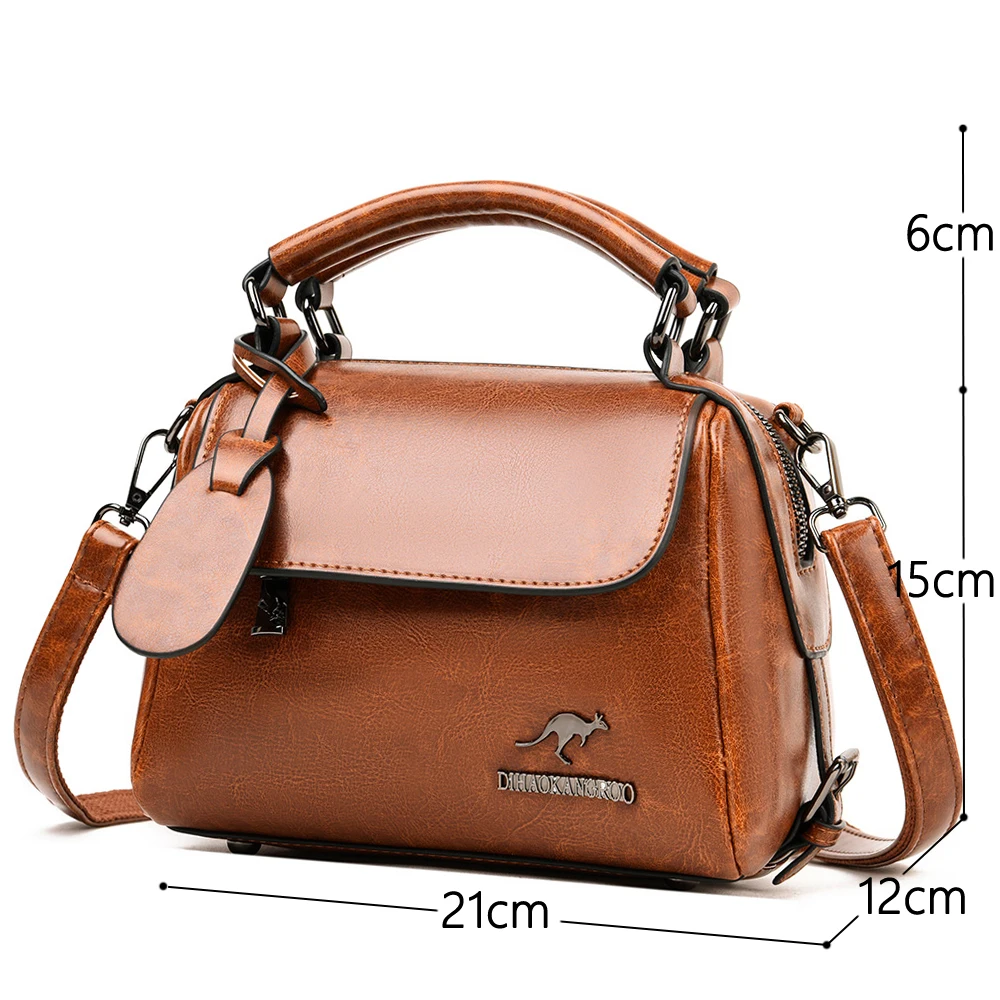 Imagem -03 - Bolsas Crossbody de Couro Macio para Mulheres Bolsa de Ombro Bolsa de Luxo Bolsala de Alta Qualidade Moda