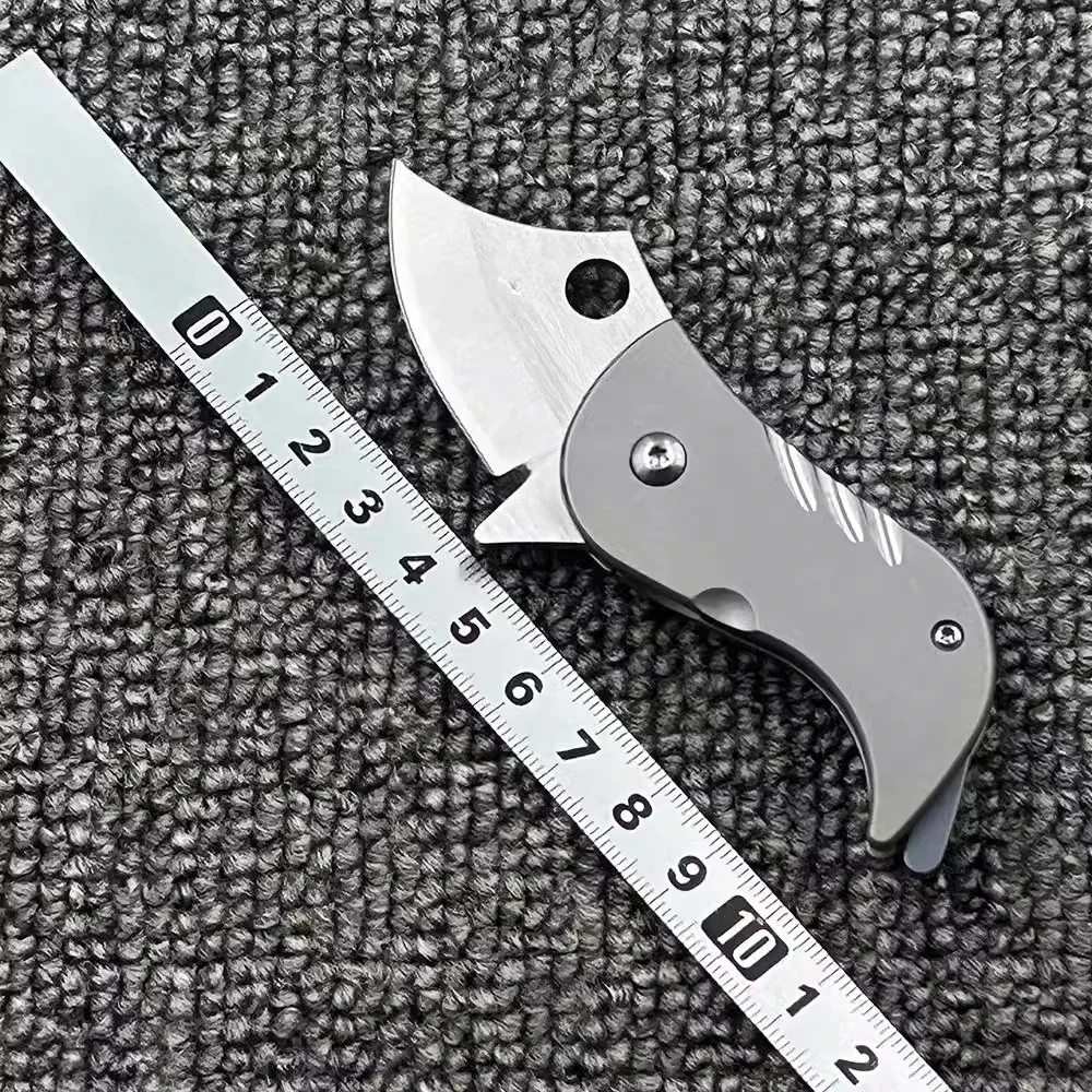 C256 titanium alloy handle pocketknife outdoor camping wilderness survival high hardness pocket EDC tool knife