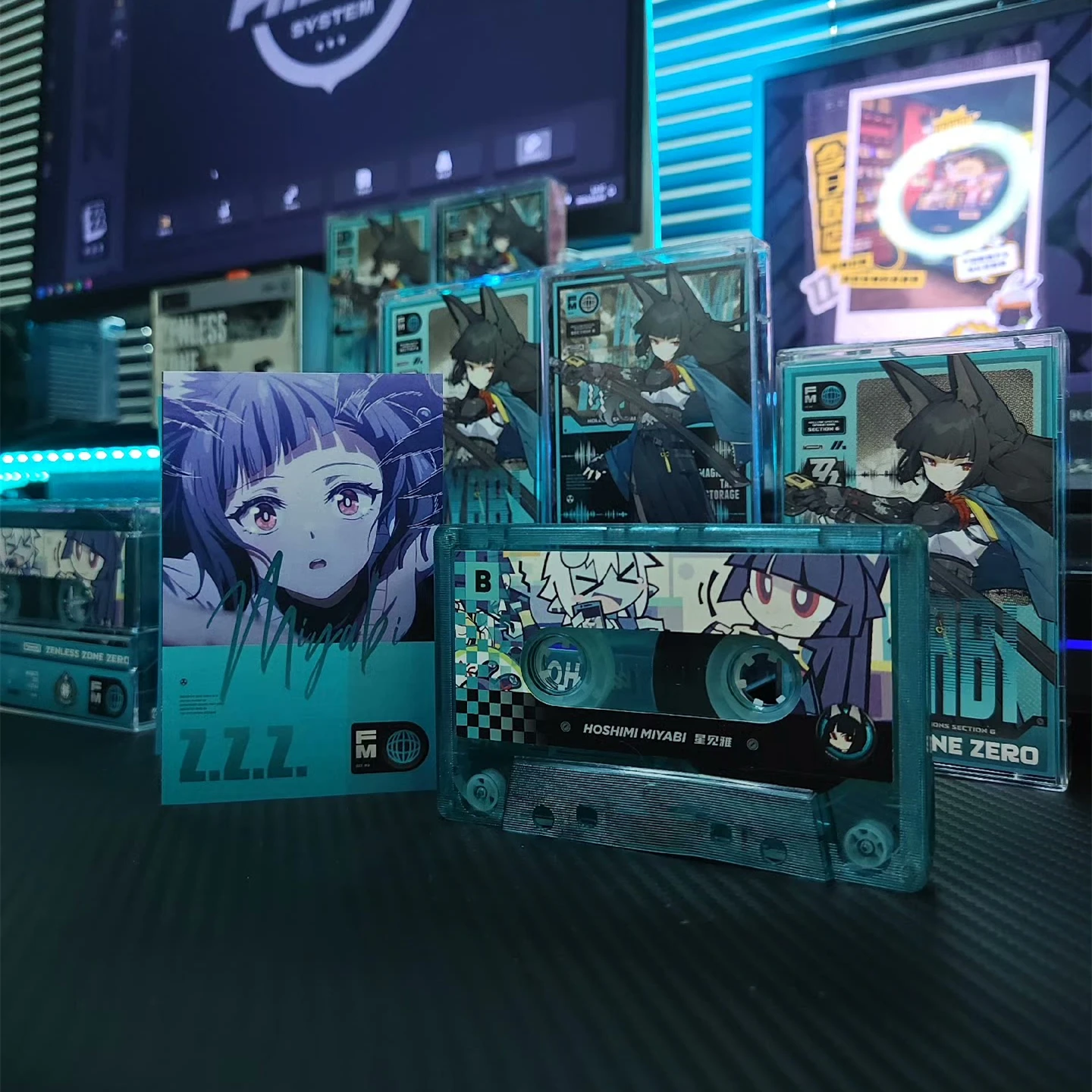 

Game Zenless Zone Zero Hoshimi Miyabi Music Tape Greatest Hits OST Album Cassettes Cosplay Walkman Car Recorder Soundtracks Box