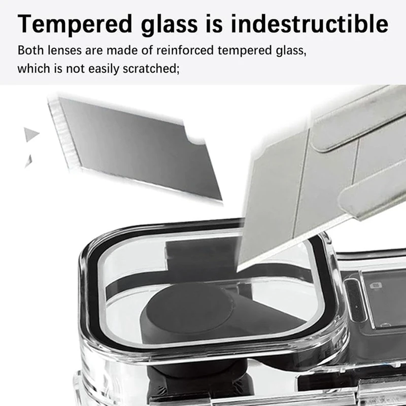 Dive Case For DJI OSMO Pocket 3 Action Camera, Diving Protective Housing Shell Cover ,45M Underwater Photography Parts