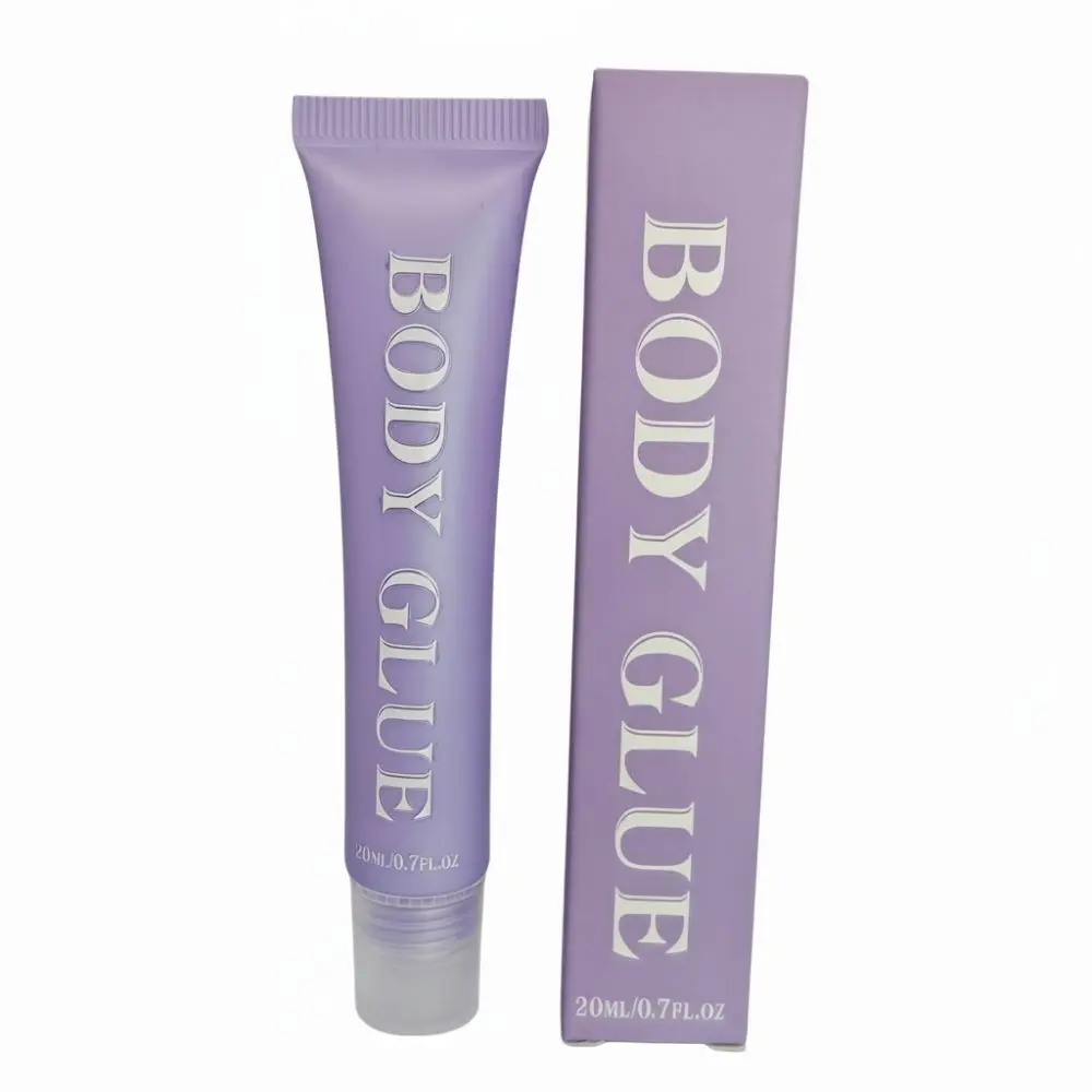 Quick-Drying 20ML Body Adhesive Transparent Waterproof Body Glue Non-Slip Strong Hold Liquid Body Adhesive for Strapless Dresses