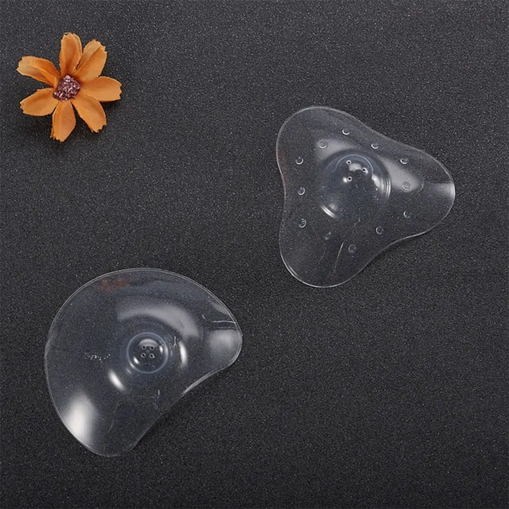 شفافة مثلث حليب الأم سيليكون الحلمة حماة الحلمة الدروع غطاء للحماية الرضاعة الطبيعية سيليكون الحلمة