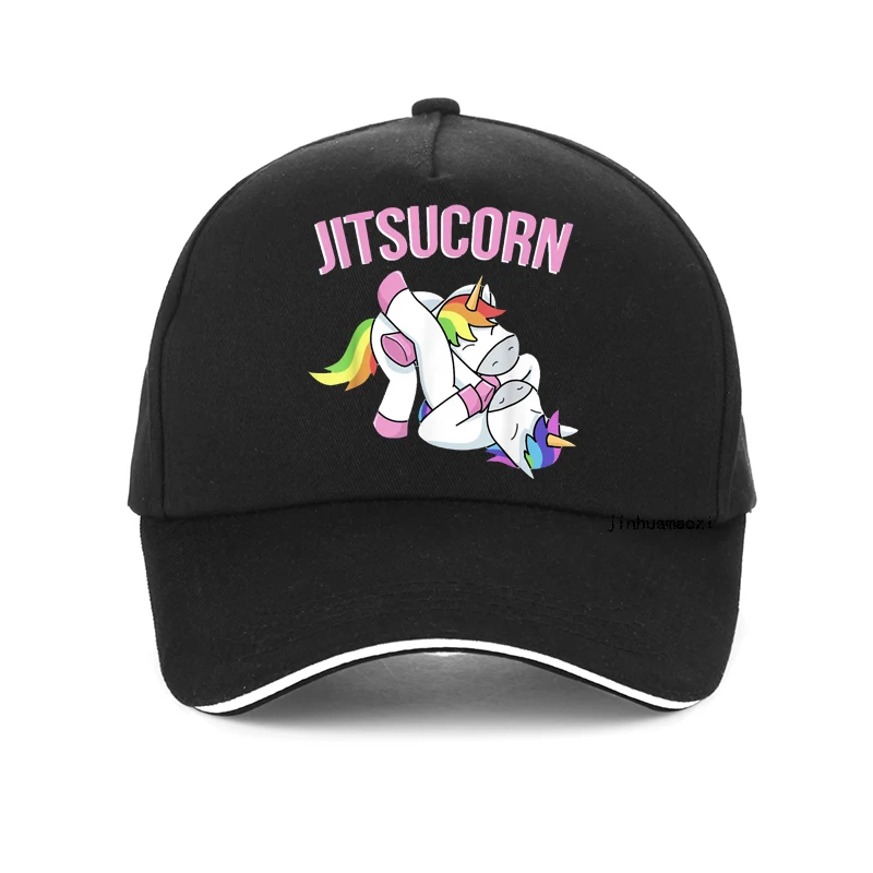 

Jiu Jitsu men hat Unicorn Jitsucorn Brazilian Jujitsu baseball cap Cotton Male funny Cartoon unicorn Dad hats Snapback