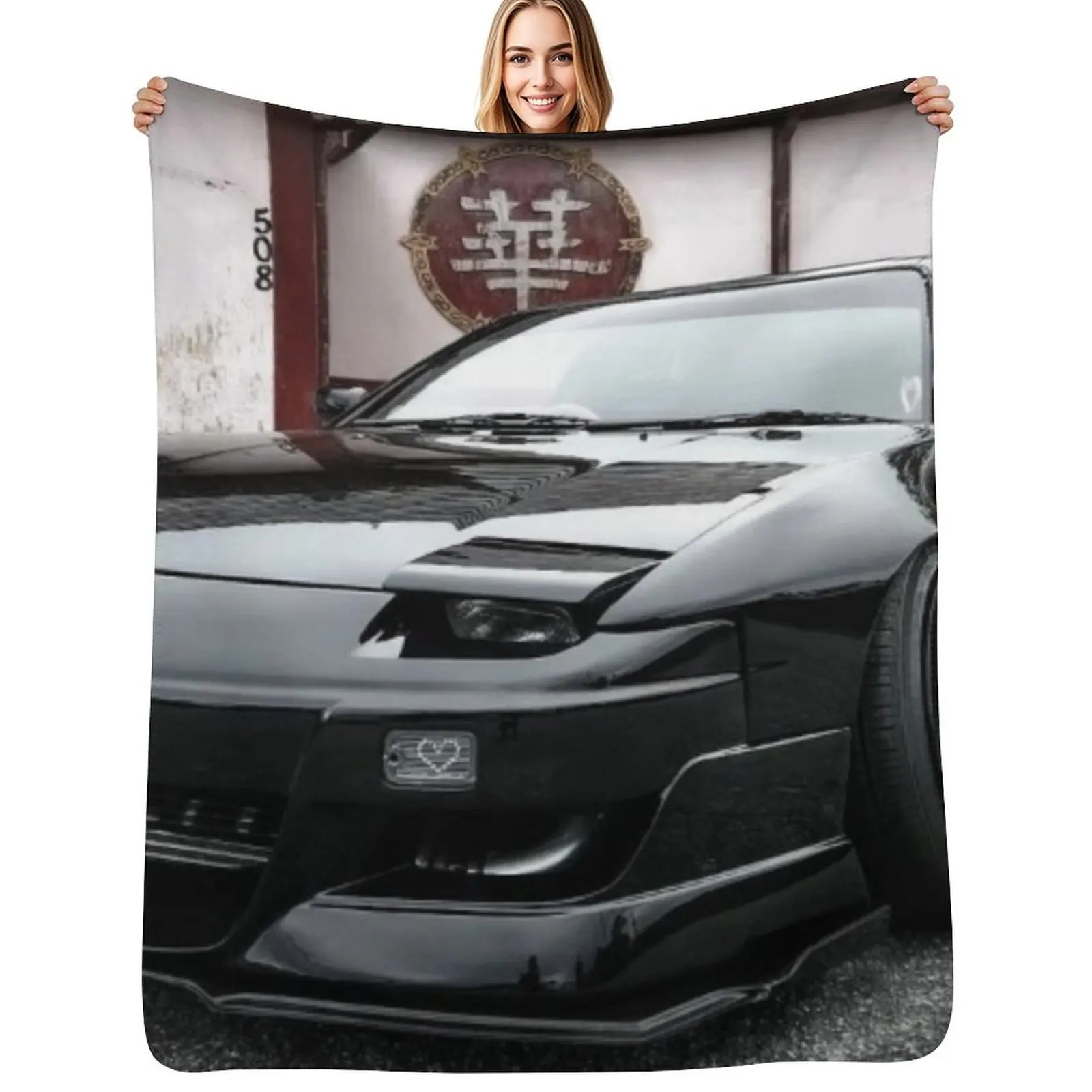 

Black MR2 Throw Blanket for winter Multi-Purpose Heavy Sofa Quilt Blankets
