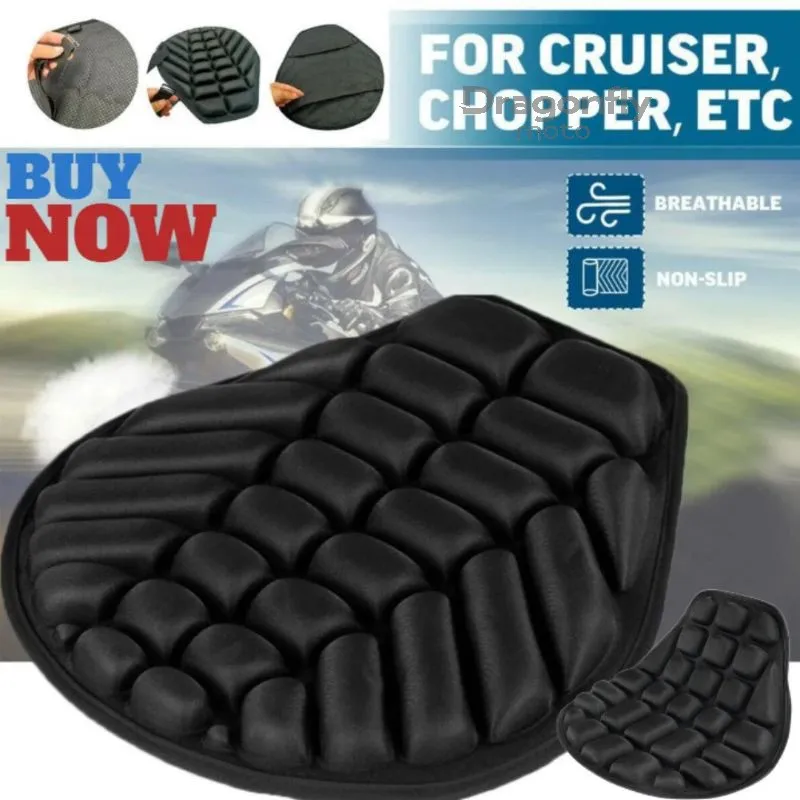 

Universal Sun Protection Motorcycle Seat Cushion Motorcycle 3D Comfort Gel Seat Cushion Hock Absorption Seat Bag Accessories