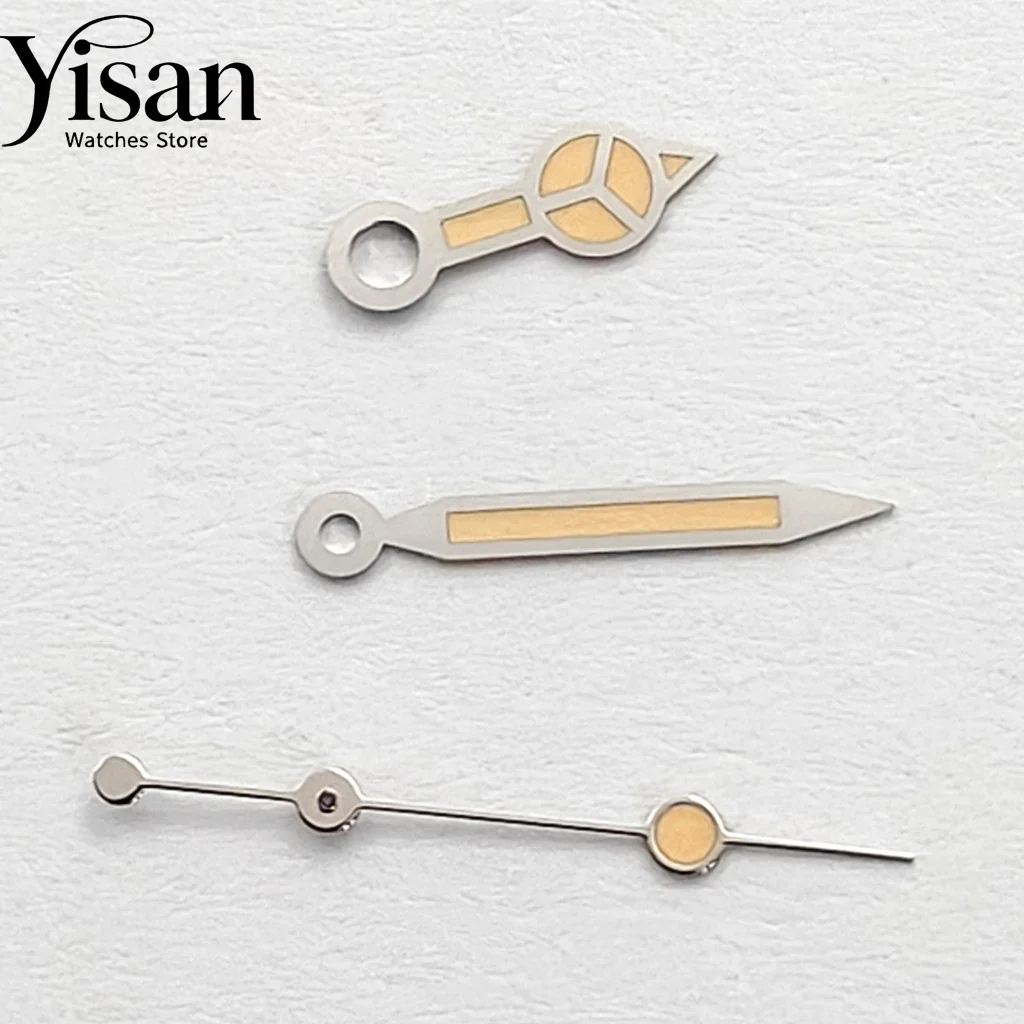 Silver Yellow Watch Hands Green Luminous Fit NH35 NH36 ETA 2836 2824 PT5000 Miyota 8215 8205 DG3804 Movement Watch Accessories view 2