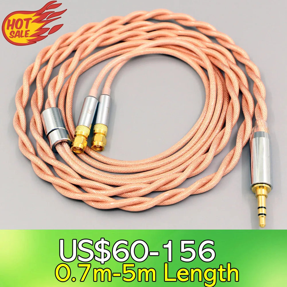 

Type6 756 core Shielding 7n Litz OCC Earphone Cable For HiFiMan HE400 HE5 HE6 HE300 HE4 HE500 HE6 Headphone LN007987