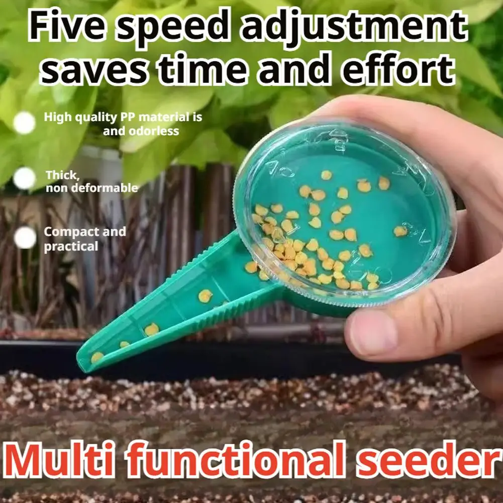 New Plant Seeder Gardening Tool Rapeseed Seed Seeder Distributor Accessories Multi Functional Flower Small Horticultural Seeder