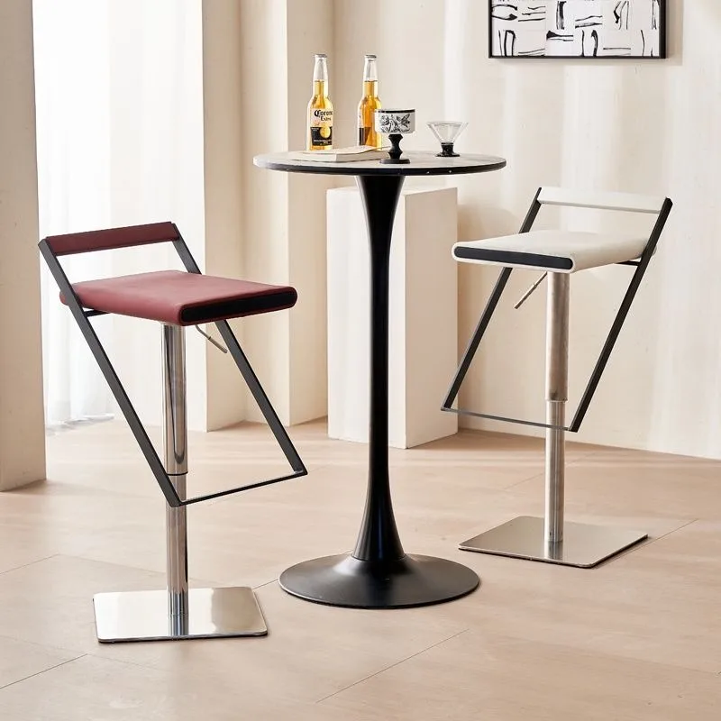 

Bar Chair Household High Stool Lift Chair Modern Simple Stool Front Desk Cash Register Bar Chair Back High Bar Stool