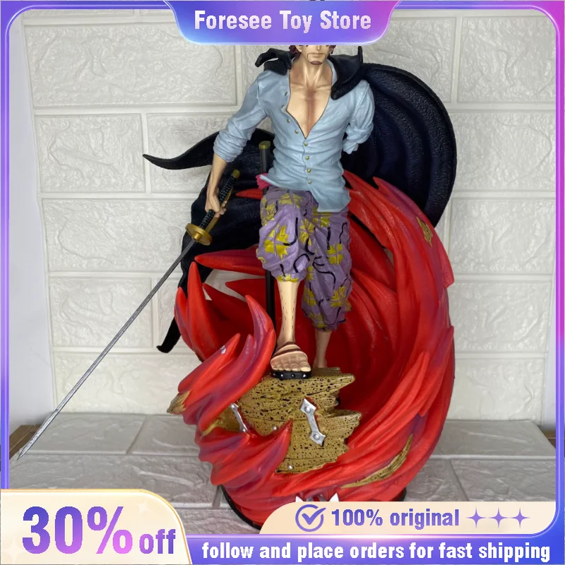 

In Stock 36cm Anime ONE PIECE action Figure Shanks GK PVC Model Desktop Decor Collection Statue Ornaments Gifts Toys for Kids