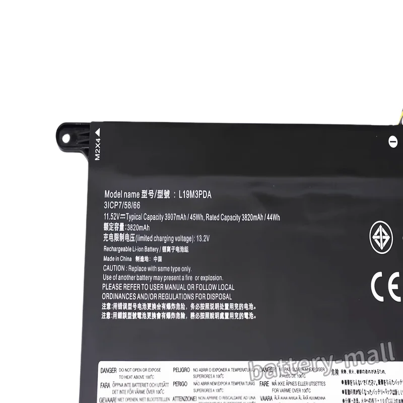 Brand New 45WH L19M3PDA L19L3PDA Battery Applicable to Lenovo ThinkBook 14 15 G2 G3 G4 ITL ARE