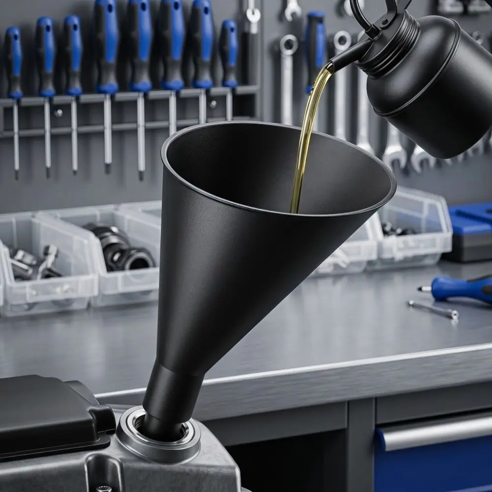 High Quality 3D Printed Automotive Fuel Funnel Large Diameter Simple Food Funnel Kitchen Tools Water Funnel Filtration