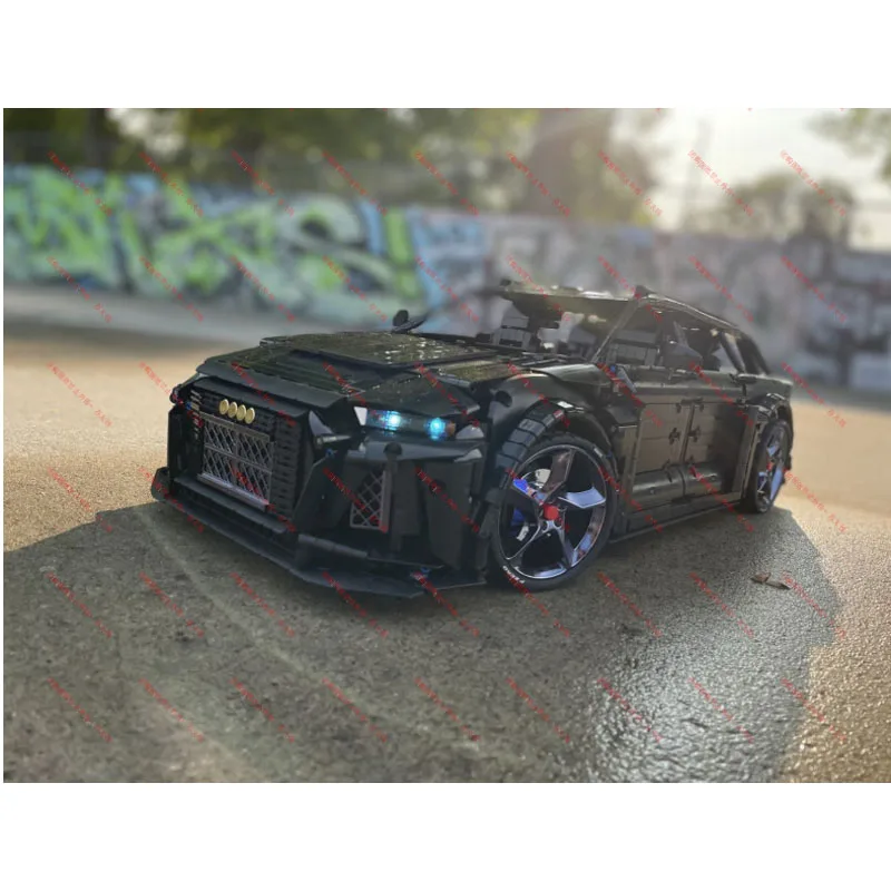 MOC-150275New RS6 الحضرية سيارة رياضية بنة نموذج 4549 أجزاء MOC الإبداعية بنين الأطفال عيد ميلاد بناء الالعاب العملاقة هدية