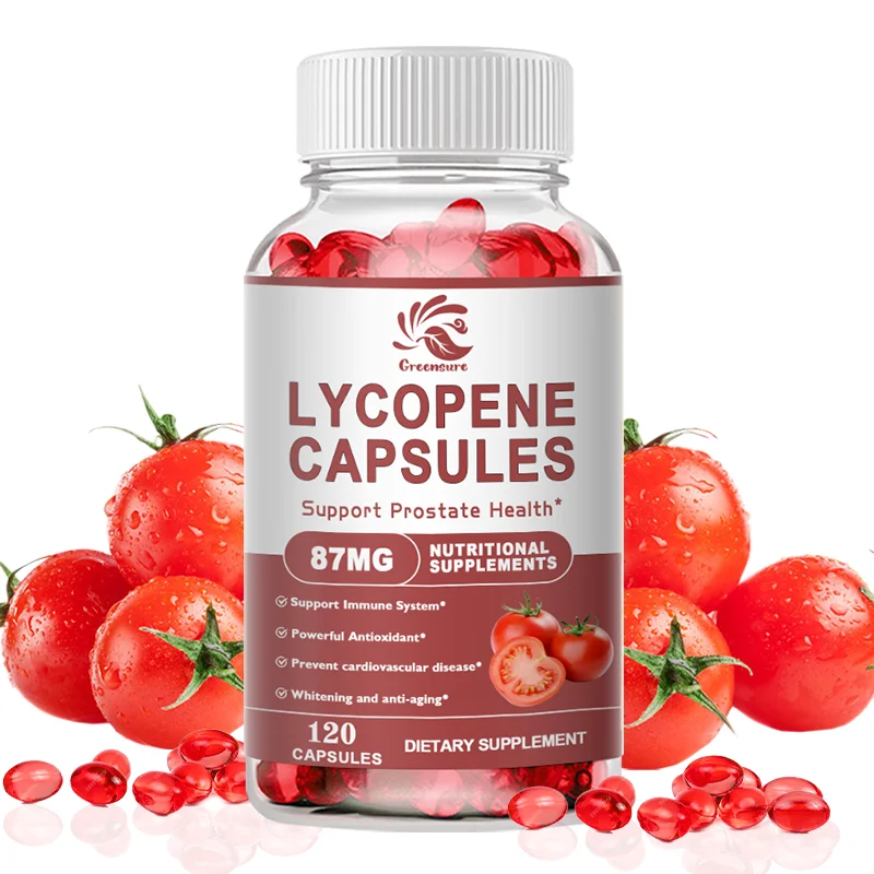 Lycopene Capsules - Promotes prostate health, supports heart health, provides antioxidant protection, enhances the immune system