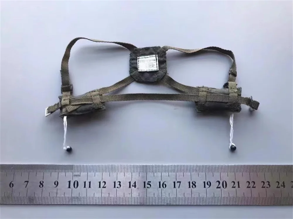 Escala 1/6th bbi brinquedos modelo pendurar peito colete cinto y cinto sacos acessórios para 12 "bjd legal bd001 figura de ação boneca coletar