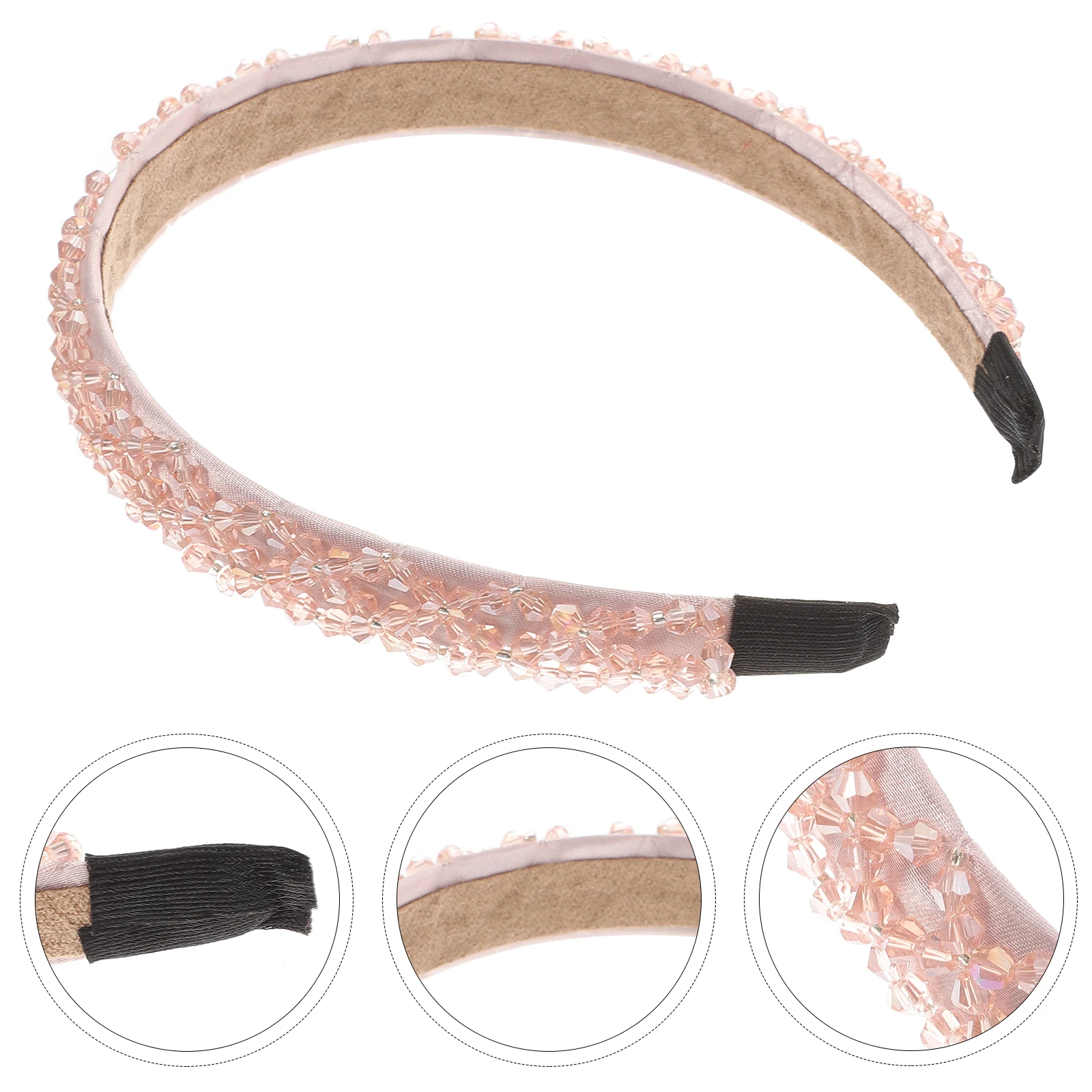 

Повязка на голову со стразами, повязки на голову, аксессуары для волос со стразами, модные блестящие для женщин и мужчин