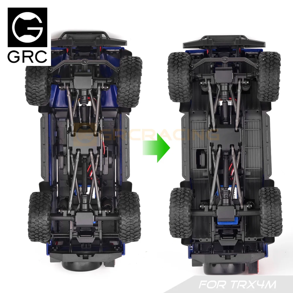 GRC 3D dicetak bingkai błotnik zestaw modifikasi cocok untuk 1:18 pengendali jarak RC TRX4M obrońca/BRONCO