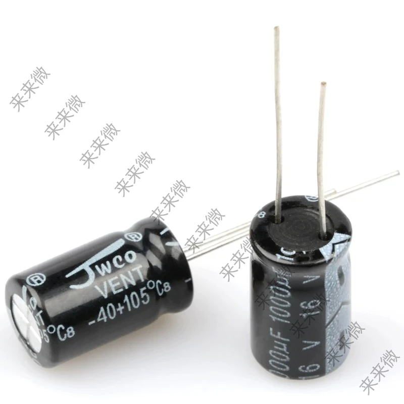 20PCS High quality electrolytic capacitor 16V 1000UF volume 10 * 17MM