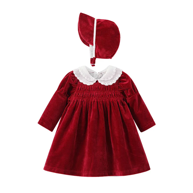 2022new Baby Boys\' Suit Pure Cotton Shirt Velvet Shorts Toddler Boy Clothes Brother Sister Baptism Christmas Clothes 3pcs