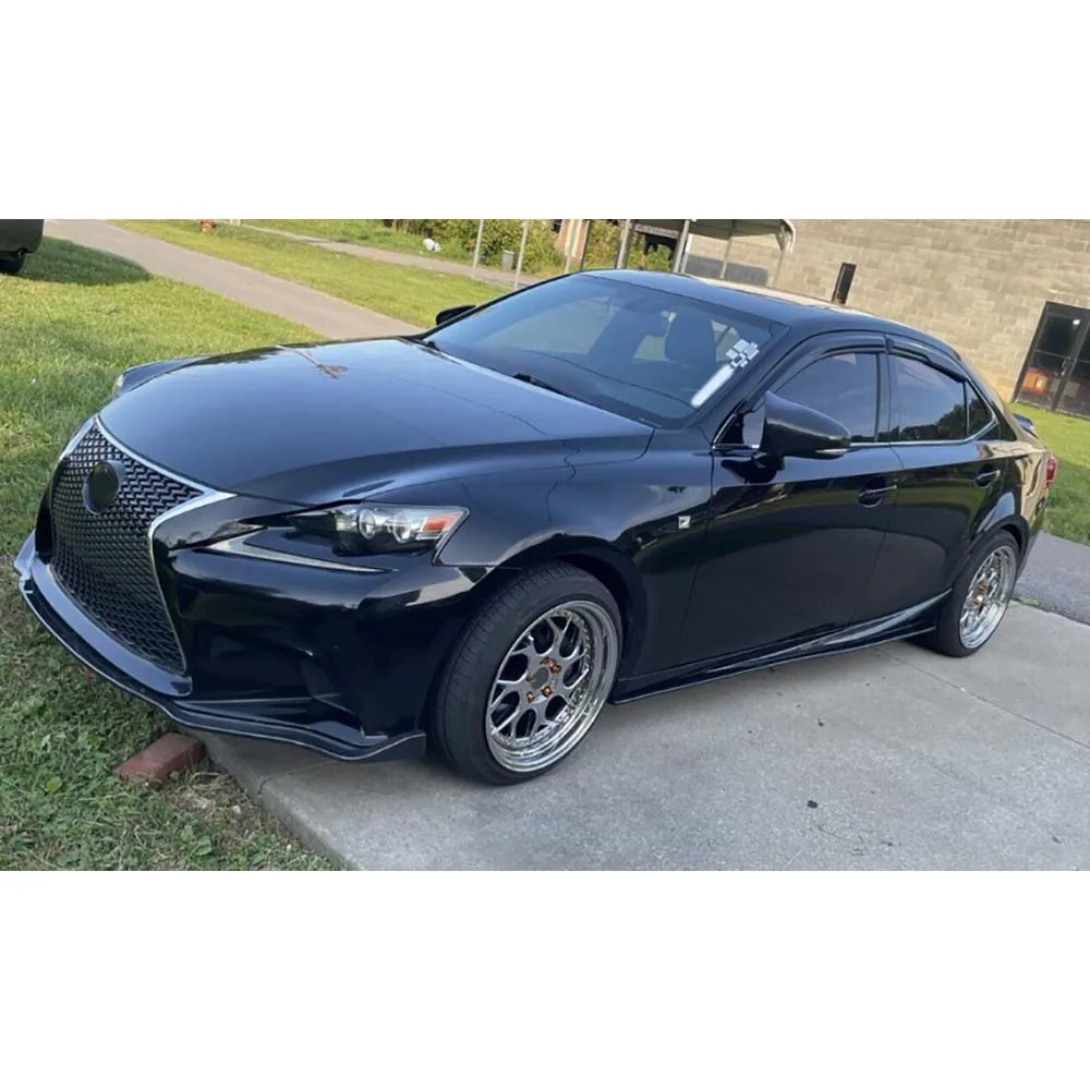 JXWANCF Carbon Fiber Side Skirts for Lexus IS250 IS350 F Sport 2013-2020 FRP Side Panel Extension Flaps Apron Car Accessories view 4