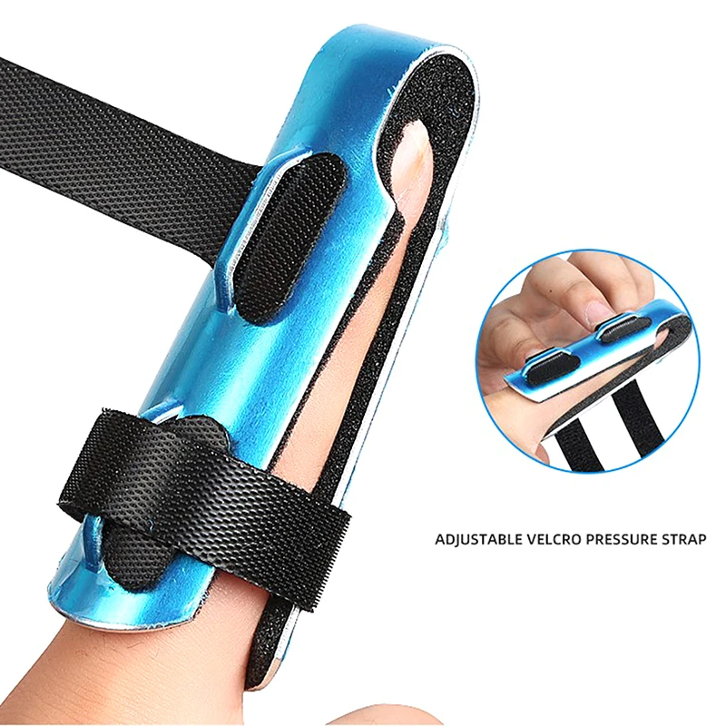 1Pcs Aluminum & Foam Support Brace Finger Splint Hand Trigger Broken Finger Sprain Joint Immobilization Fracture Pain Relief