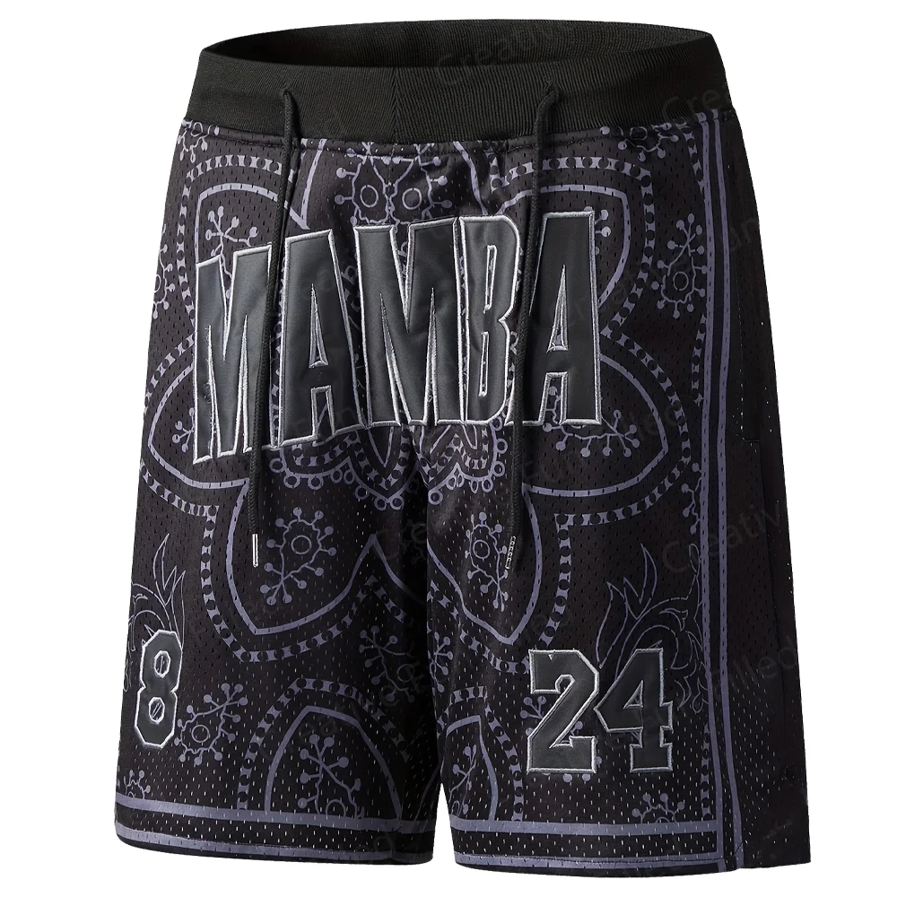 Summer New Los Angeles Lakers Kids Clothing Shorts Oversized Men's Sports Pants Quick-Drying Sweat-Absorbing Holiday BeachShorts