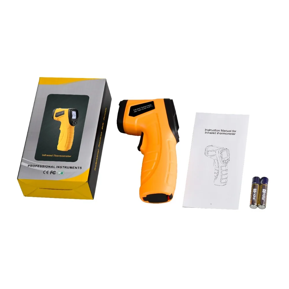 Thermometer Gun Digital Temperature Laser Thermometer Gun Infrared Thermometer Handheld Heat Temperature with LCD Display