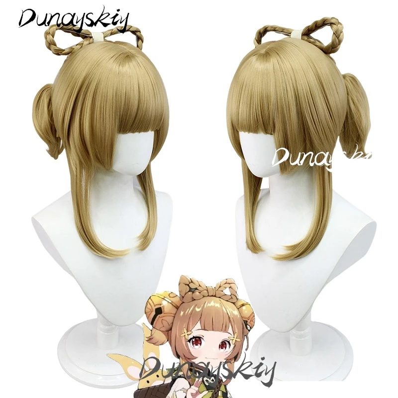 Charming Yaoyao Cosplay Set: Bring Your Favorite Genshin Impact Character to Life with Wig, Doll, Bag  Natlan Vision Costumized