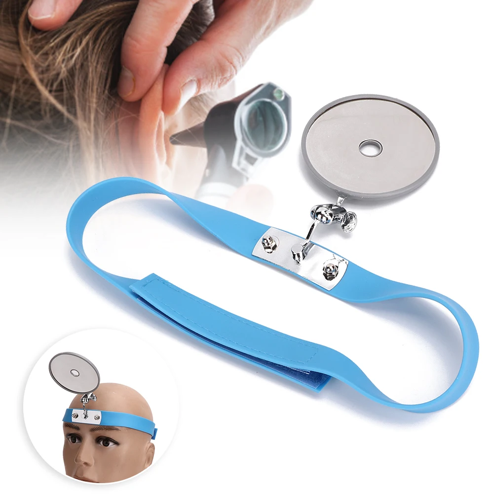 Medical Forehead Viewfinder Otolaryngology Check Mirrors Adjustable Ear Nose Throat Checking Frontal Mirror Reflector Durable