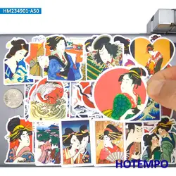 20/30/50Pieces Japanese Culture Art Graffiti Ukiyo-e Stickers for Scrapbook Motorcycle Car Bike Luggage Phone Laptop Sticker Toy