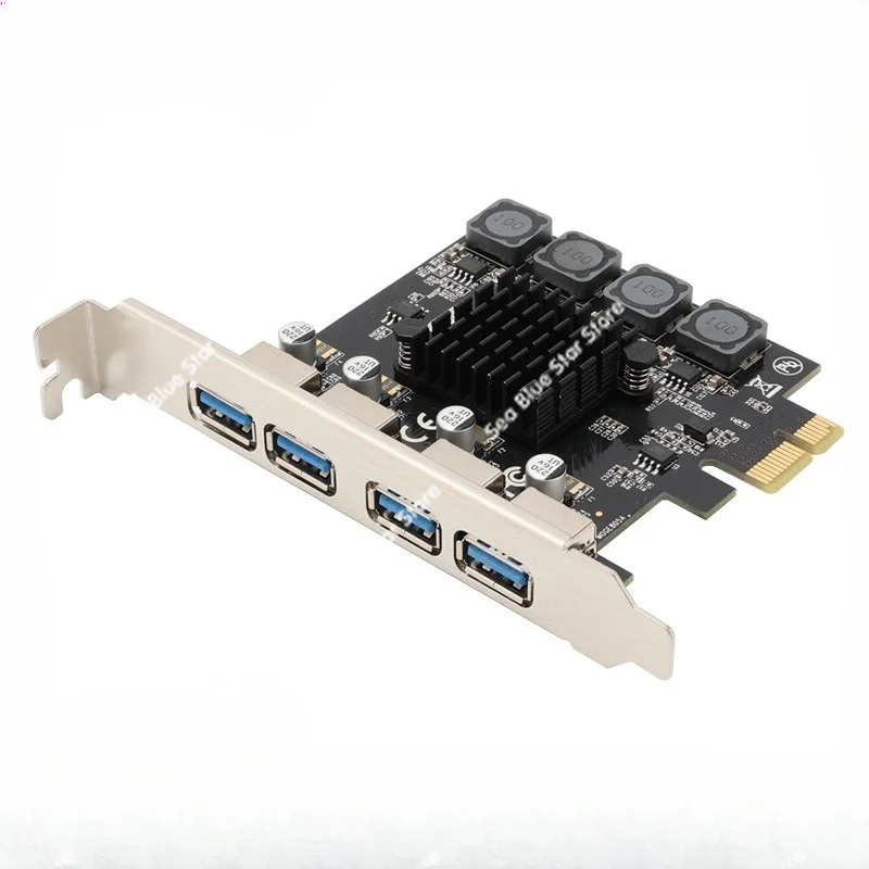Desktop expansion card 4 ports USB3.0 expansion card USB3.0 adapter card PCIE to USB3.0
