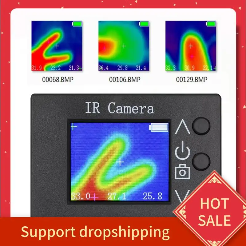 

B44C Infrared Thermal Imager 1.8 Inch LCD Display 160X128 IR Resolution 8Hz Refresh For Home And Industry Type-C Charging