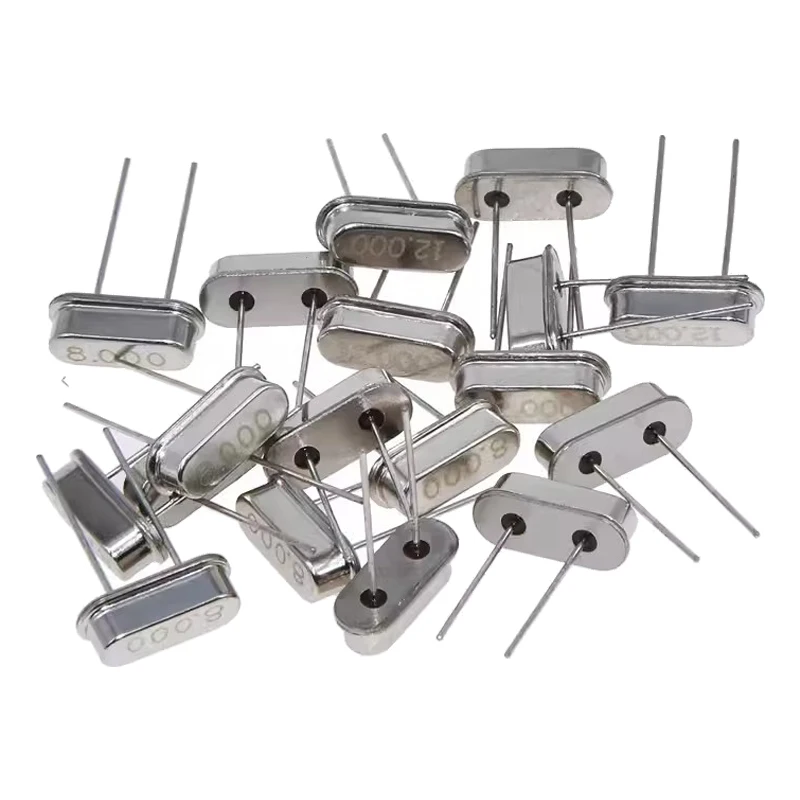 Hc-49s Crystal Oscillator Kit elettronico risonatore risonatore al quarzo in ceramica Hc-49 Dip 7 tipi X 5 pezzi 32.768k 4 8 12 16 20 25 Mhz