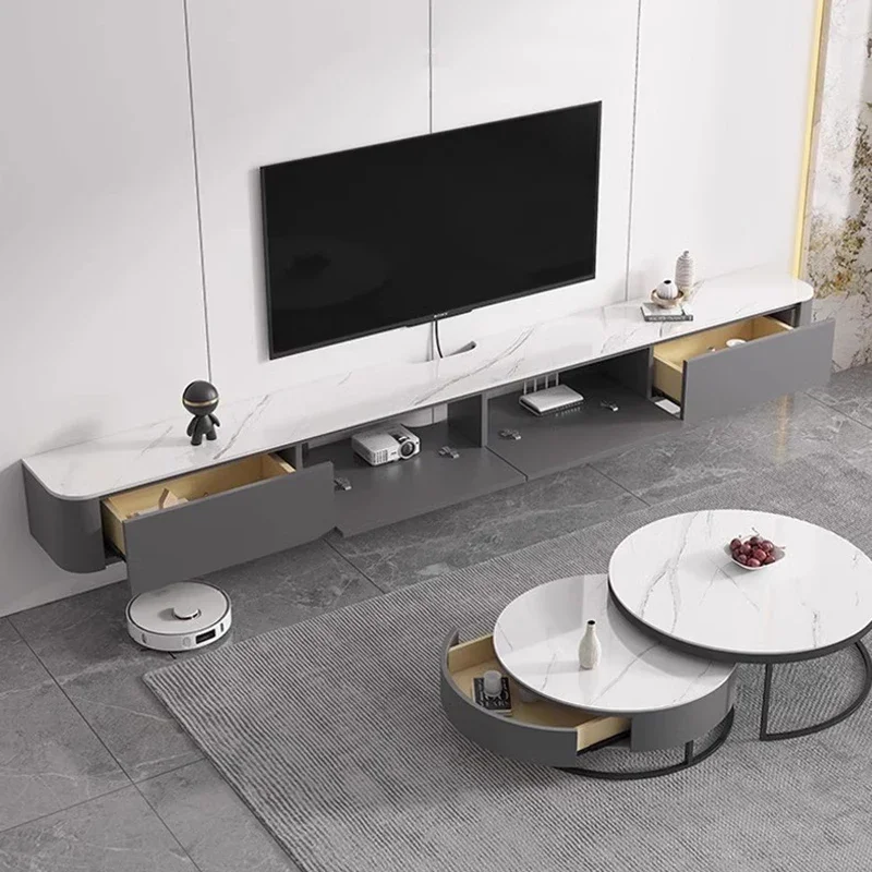 Premium Nordic Tv Stand Modern Luxury Storage Organizer Tv Stand Trendy Living Room Mueble De Sala Modernos Home Furniture image 5