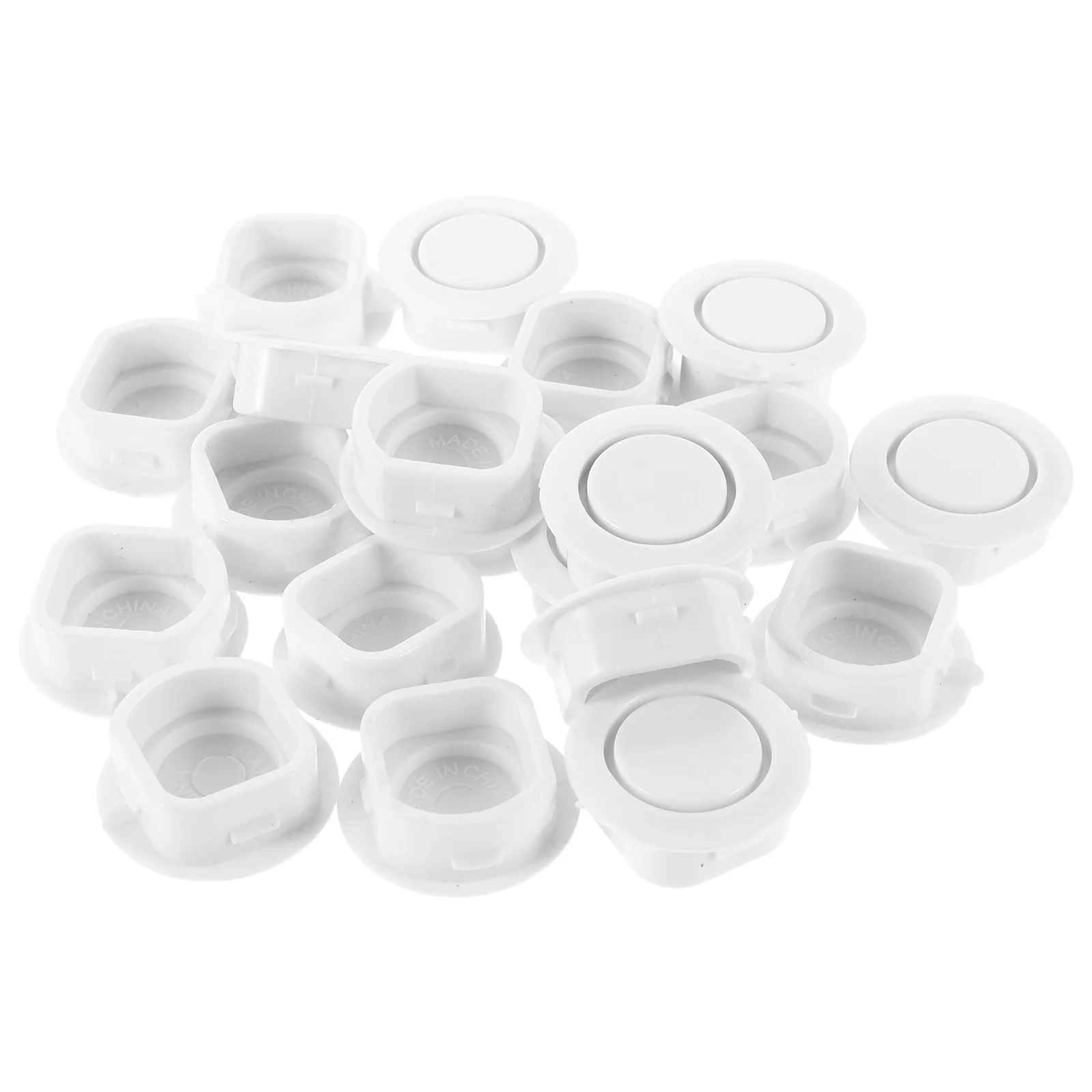 

20Pcs Car Bumper Hole Plug Universal Fit Dustproof Auto Bumper Guards for Vehicles Front Rear Radar Holes Protective Cover Caps