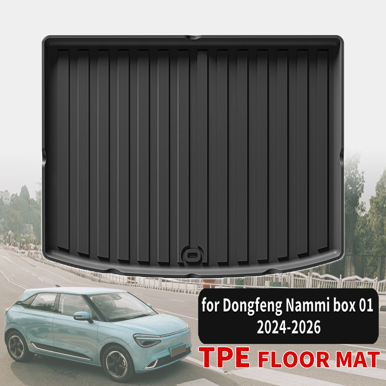 

for Dongfeng Nammi box 01 2024 2025 2026 LHD Odorless Non-Toxic Custom Fit Luxury Eco TPE Car Trunk Mats (Not For RHD)